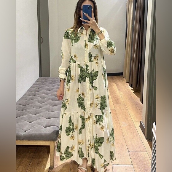 ZARA BLOGGERS’ FAVORITE FLORAL PRINT DRESS ZW COLLECTION - Picture 7 of 16